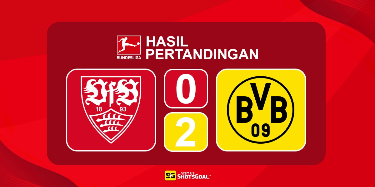 Stuttgart 0-2 Borussia Dortmund - Borussia Dortmund Jaga Peluang Juara dengan Dua Gol di Menit-Menit Akhir