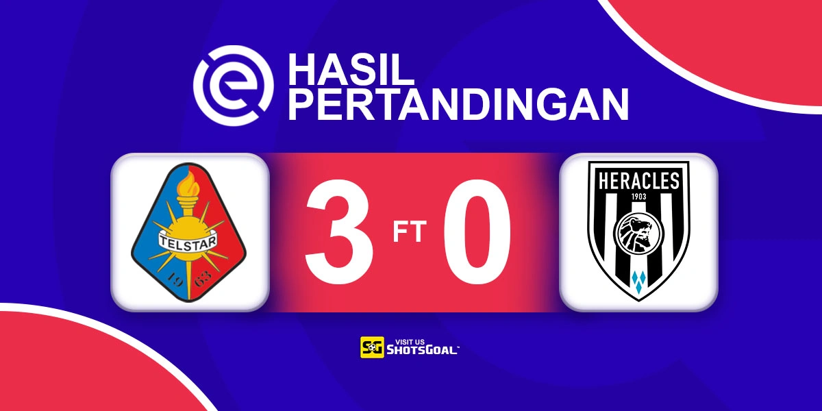 Telstar 3-0 Heracles - Telstar Hancurkan Heracles dengan Tiga Gol Tanpa Balas