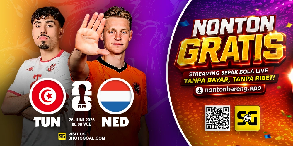 Prediksi MD3 Babak Grup Piala Dunia 2026: Tunisia vs. Belanda 26 Juni 2026