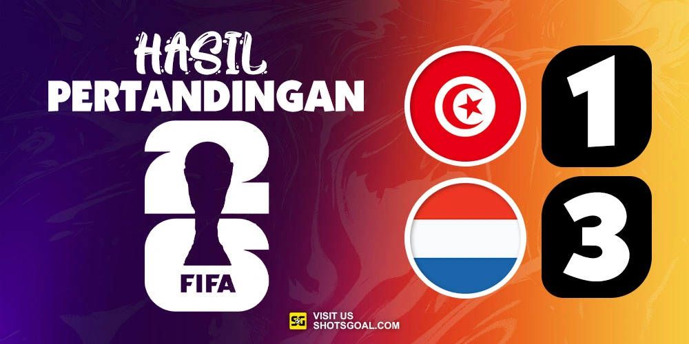 Tunisia 1-3 Belanda - Belanda Kunci Juara Grup