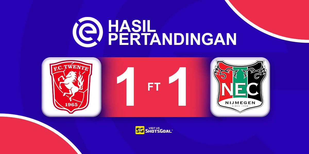 Twente 1-1 Nijmegen - Nijmegen Curi Poin dari De Grolsch Veste