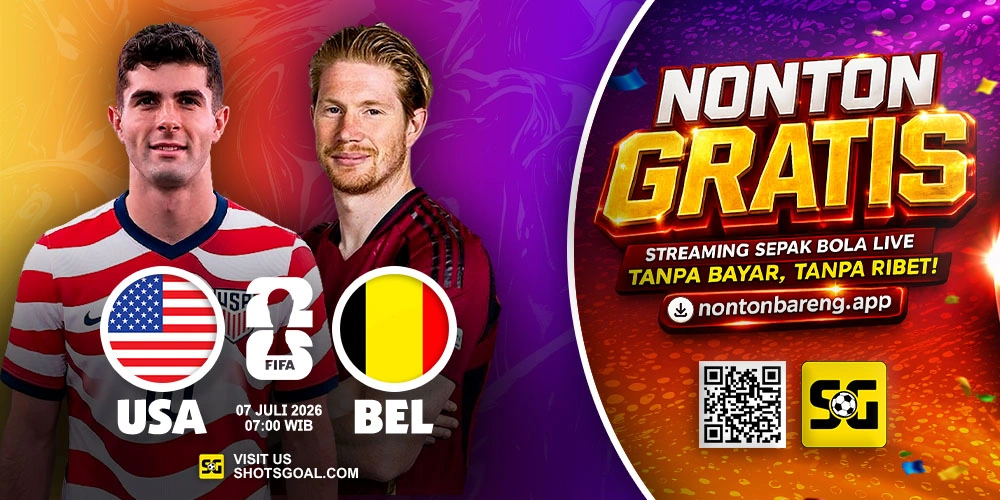 Prediksi Babak 16 Besar Piala Dunia 2026: Amerika Serikat vs. Belgia 07 Juli 2026