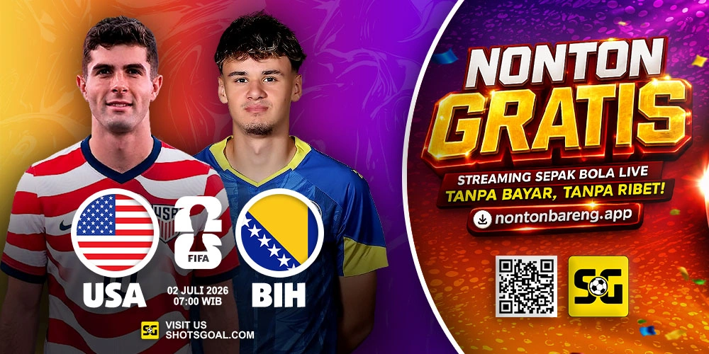 Prediksi Babak 32 Besar Piala Dunia 2026: Amerika Serikat vs. Bosnia dan Herzegovina 02 Juli 2026
