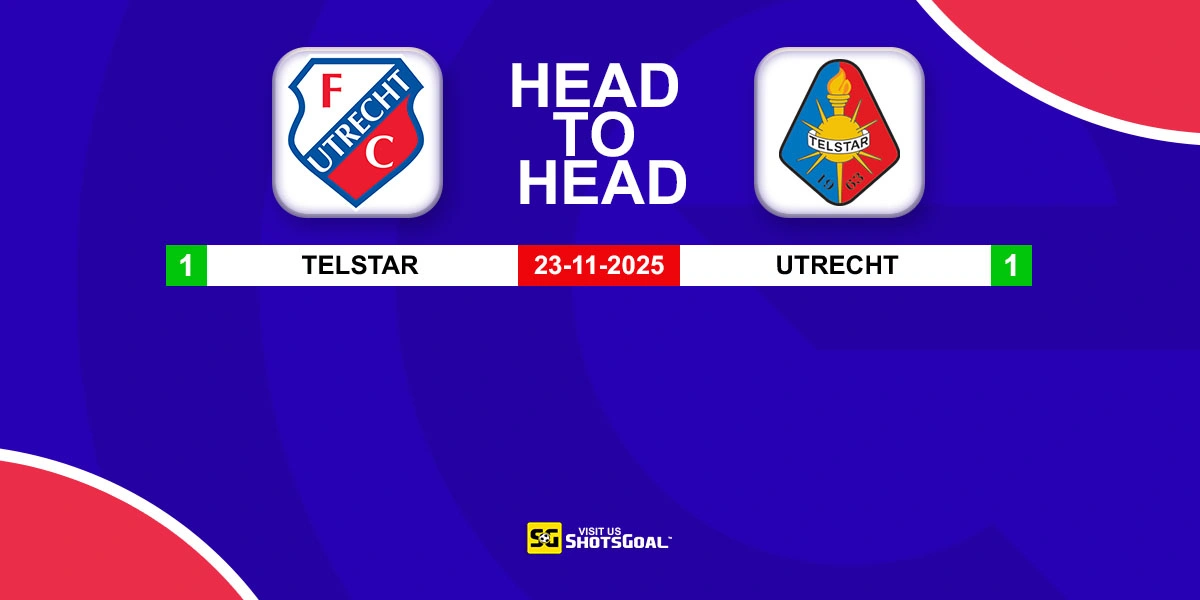 Head to Head Utrecht vs Telstar