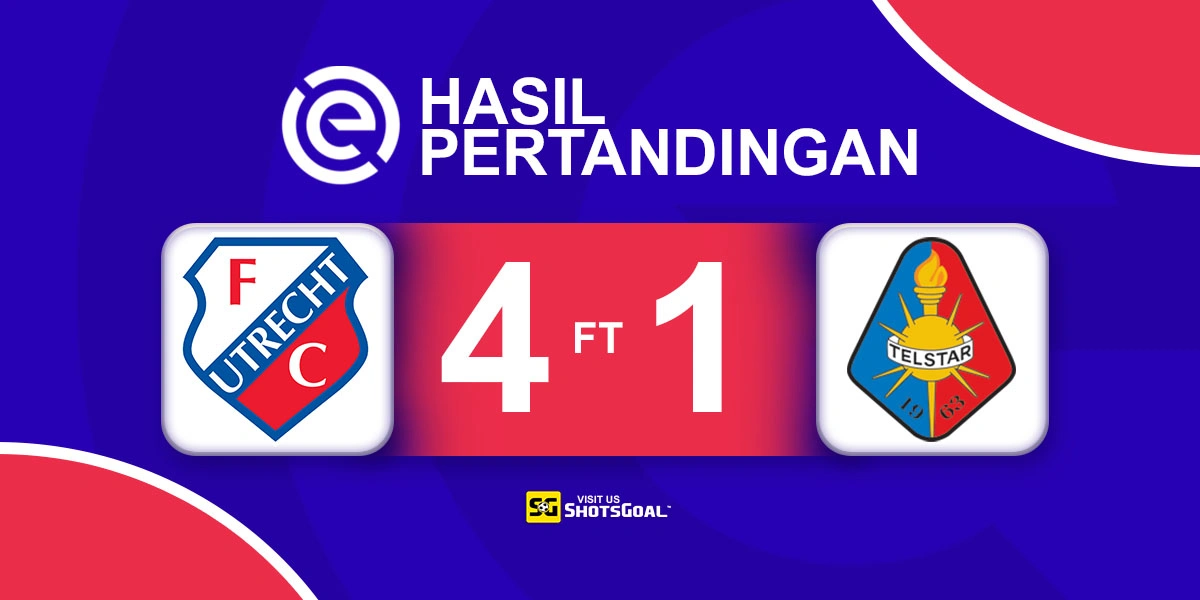 Utrecht 4-1 Telstar - Utrecht Hancurkan Telstar