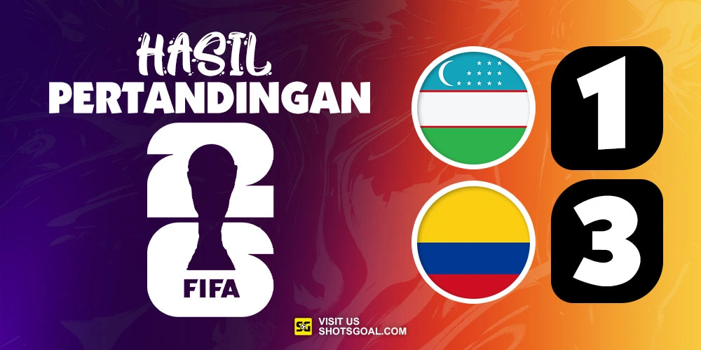 Uzbekistan 1-3 Kolombia - Kolombia Puncaki Grup K Sementara