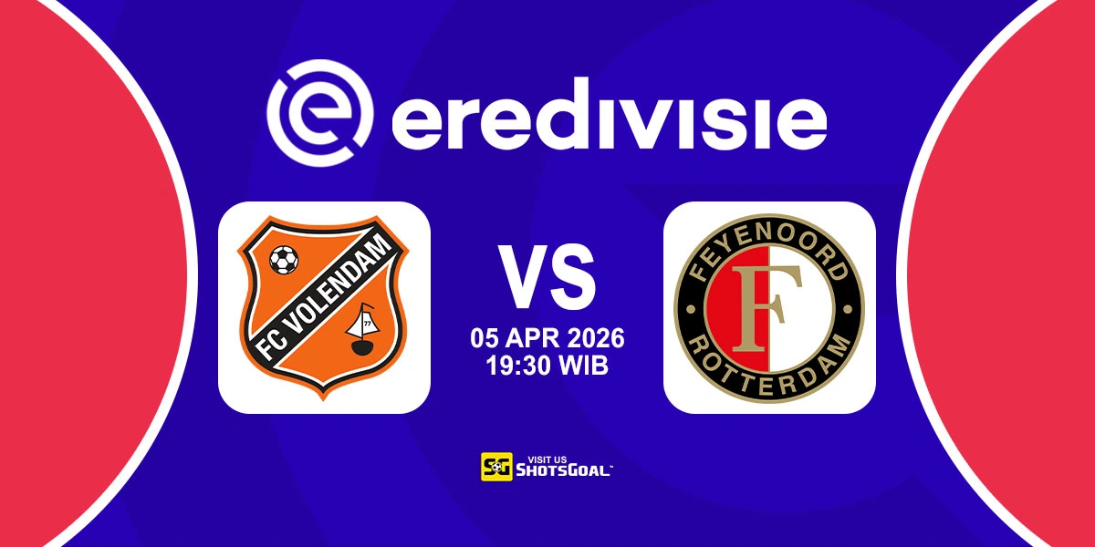 Prediksi Liga Belanda: FC Volendam vs Feyenoord 05 April 2026