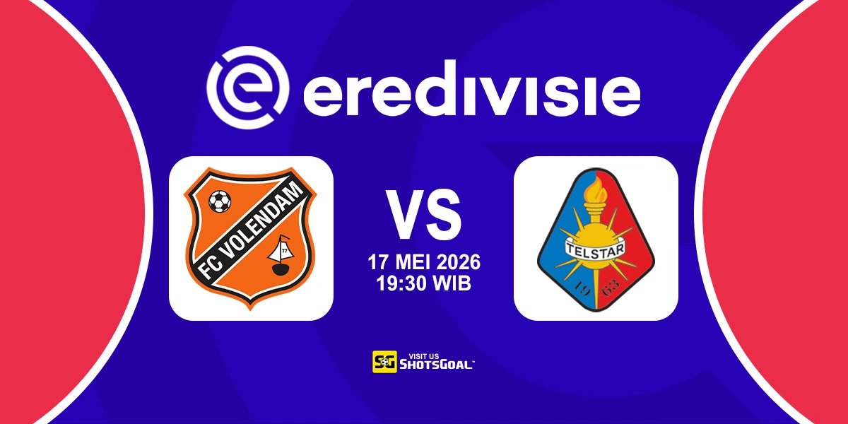 Prediksi Liga Belanda: FC Volendam vs Telstar 17 Mei 2026