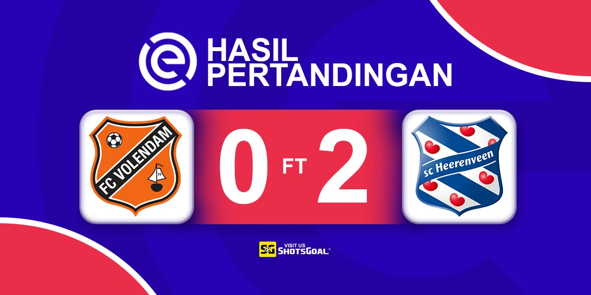 Volendam 0-2 Heerenveen - Volendam Tak Berdaya Dihajar Heerenveen di Kandang Sendiri