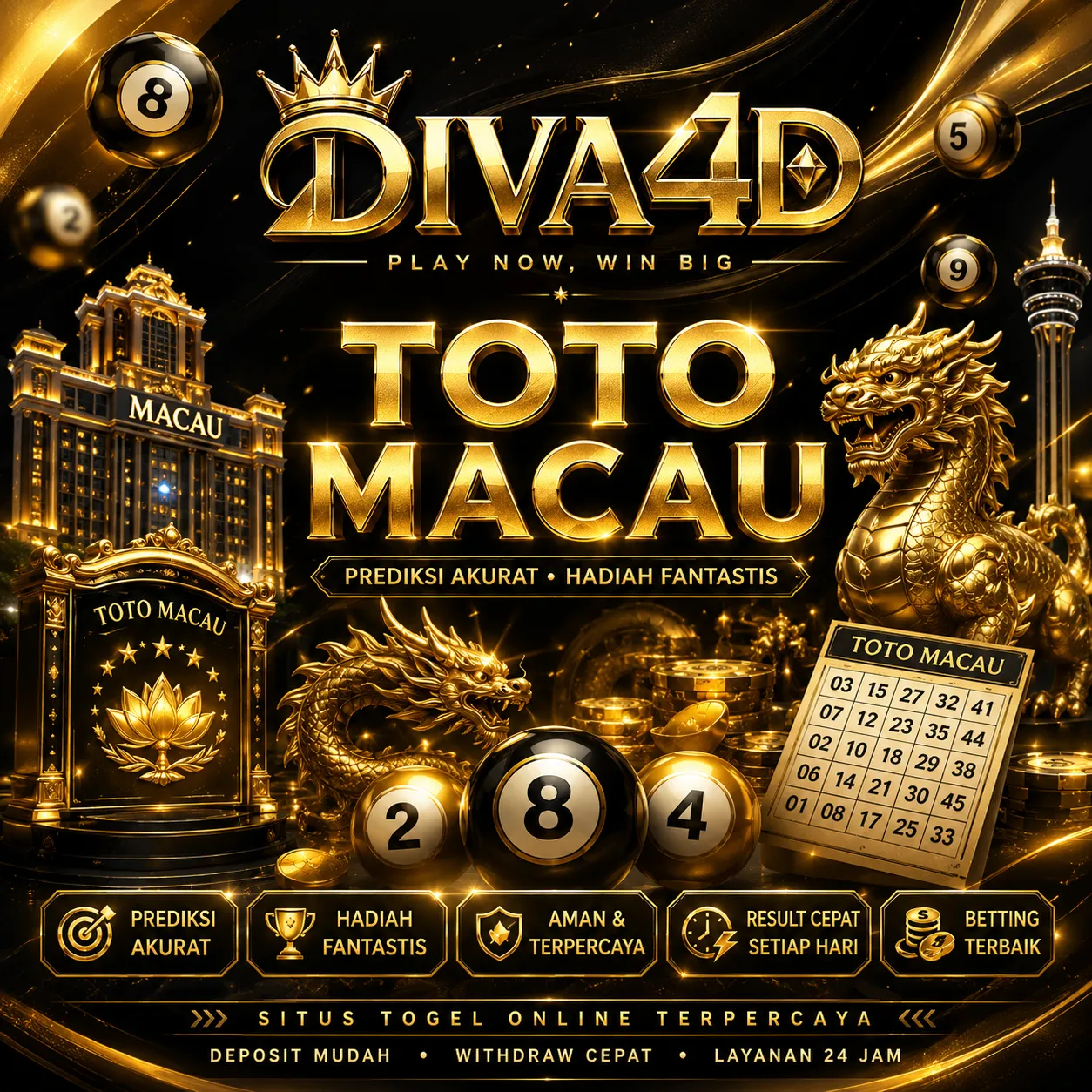 DIVA4D Toto Macau Resmi | Akses Cepat & Terpercaya 24 Jam - WooCommerce eCommerce