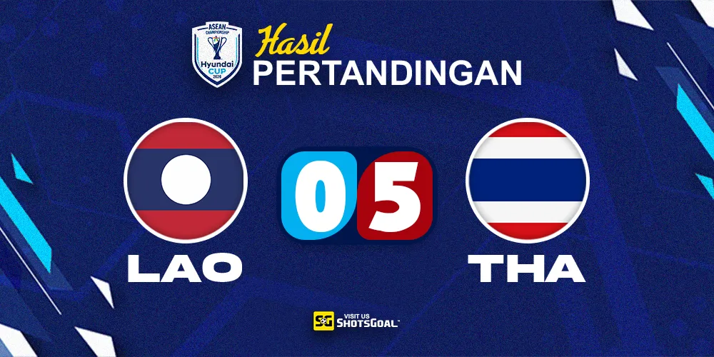Laos 0-5 Thailand - Gajah Perang Pesta Gol di Vientiane