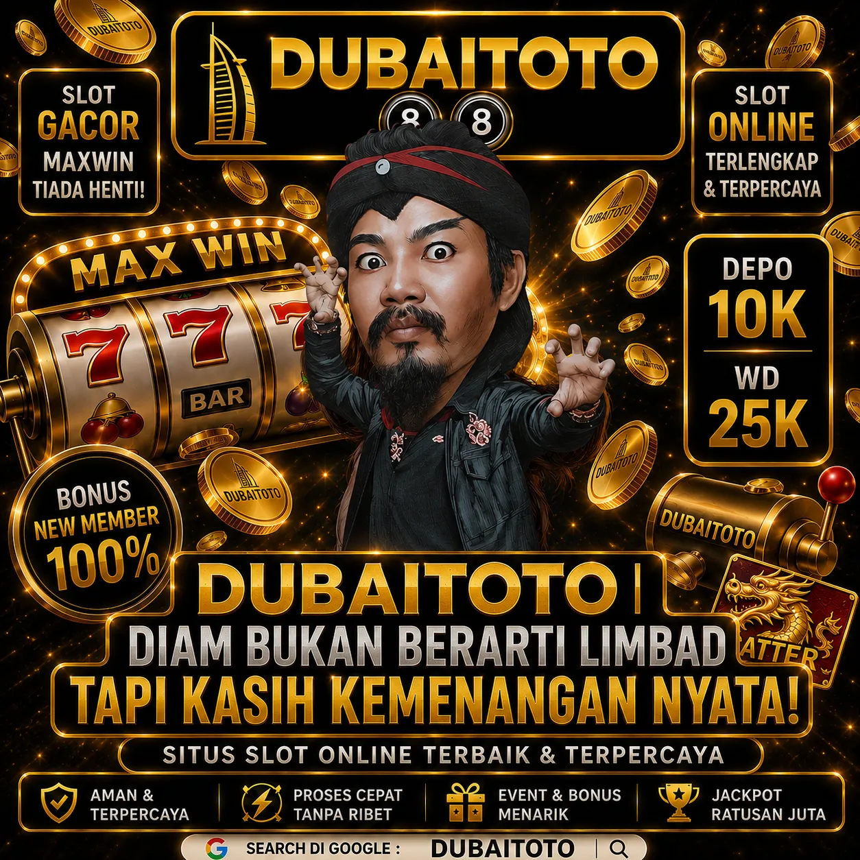 Dubaitoto | Diam Bukan Berarti Limbad Tapi Kasih Kemenangan Nyata!