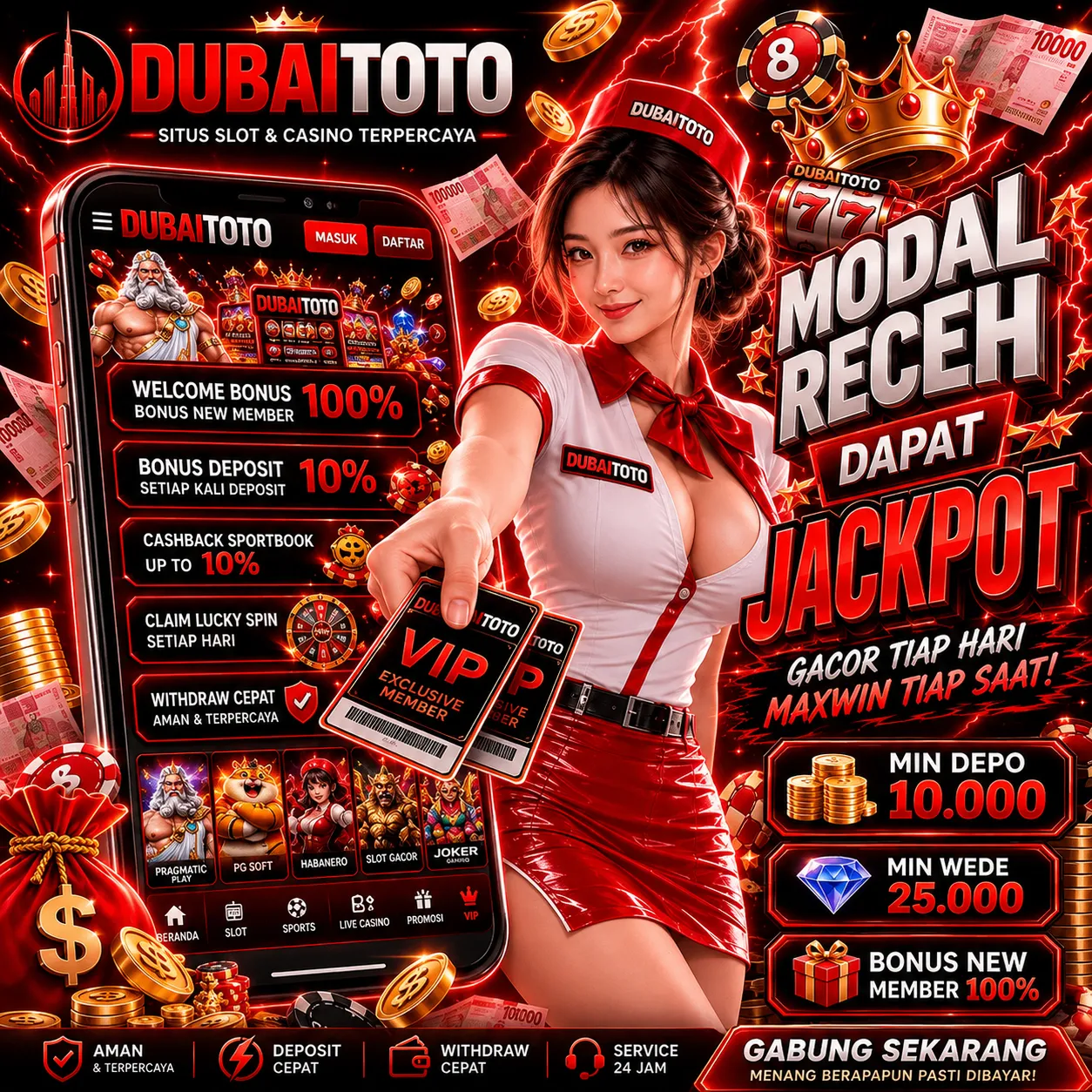 DUBAITOTO || Bandar Toto Togel 4D Modal Receh Wede Gede! - WooCommerce eCommerce