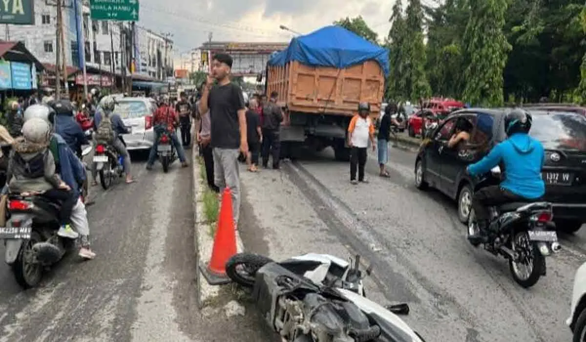 Geger! Mahasiswi Tewas Tertabrak Truk Di Medan, Sopir Diamankan Polisi
