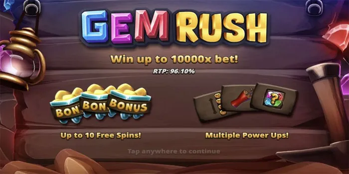 Gem Rush Trik Jitu Maxwin Besar