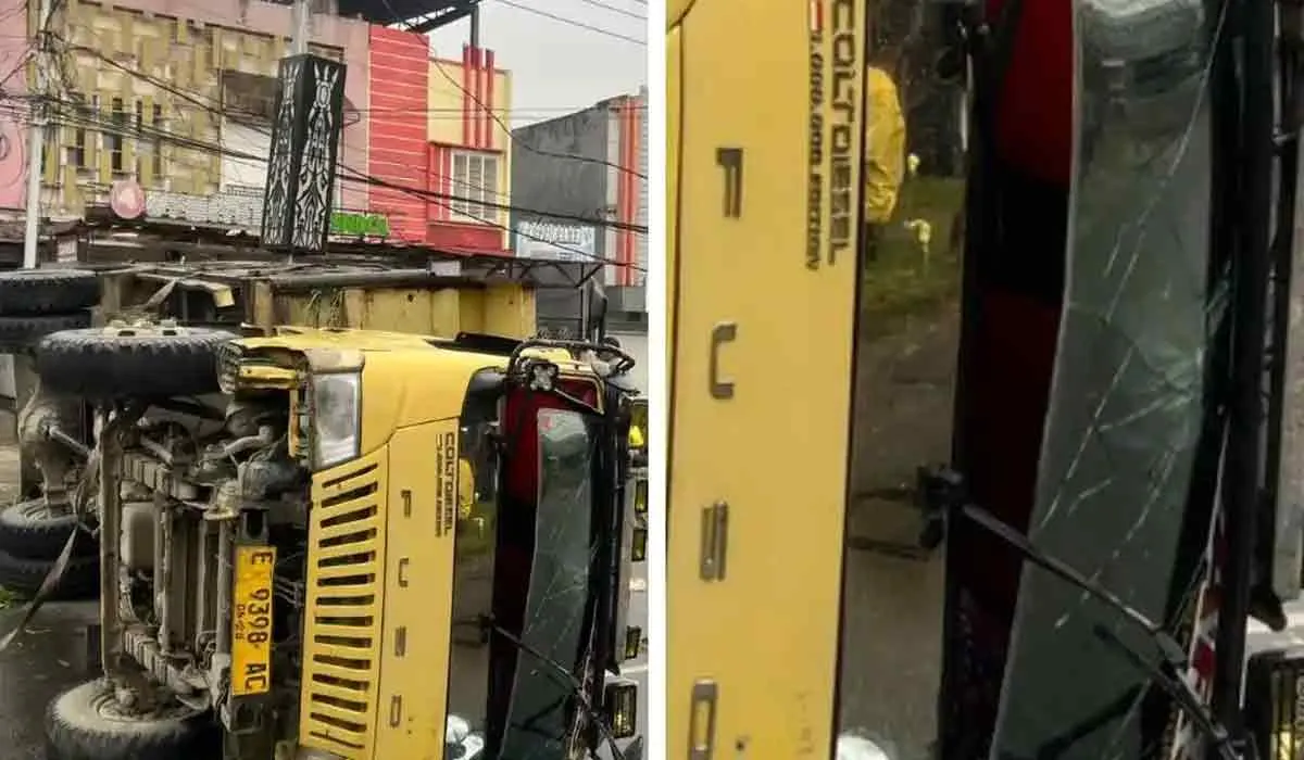 Insiden Jayapura: Truk Oleng Dan Terbalik Mendadak, 2 Korban Tak Sadar