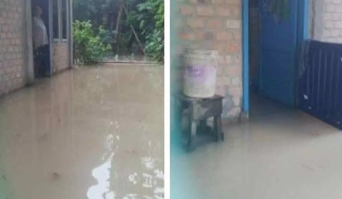 Mengerikan! 43 Rumah Di OKU Terendam Air, Hujan Jadi Pemicu Utama