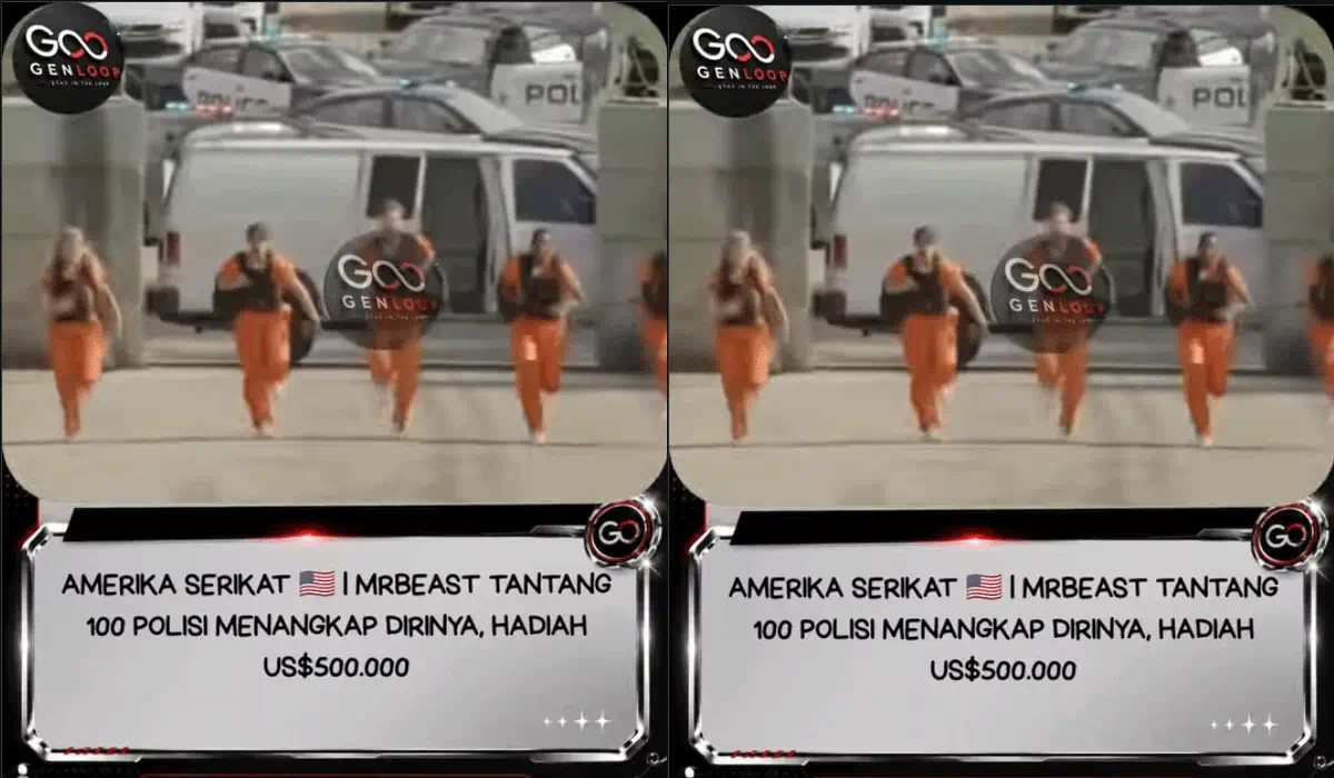 MrBeast Nekat Kabur dari 100 Polisi Demi US$500 Ribu, Ending-nya Bikin Kaget!