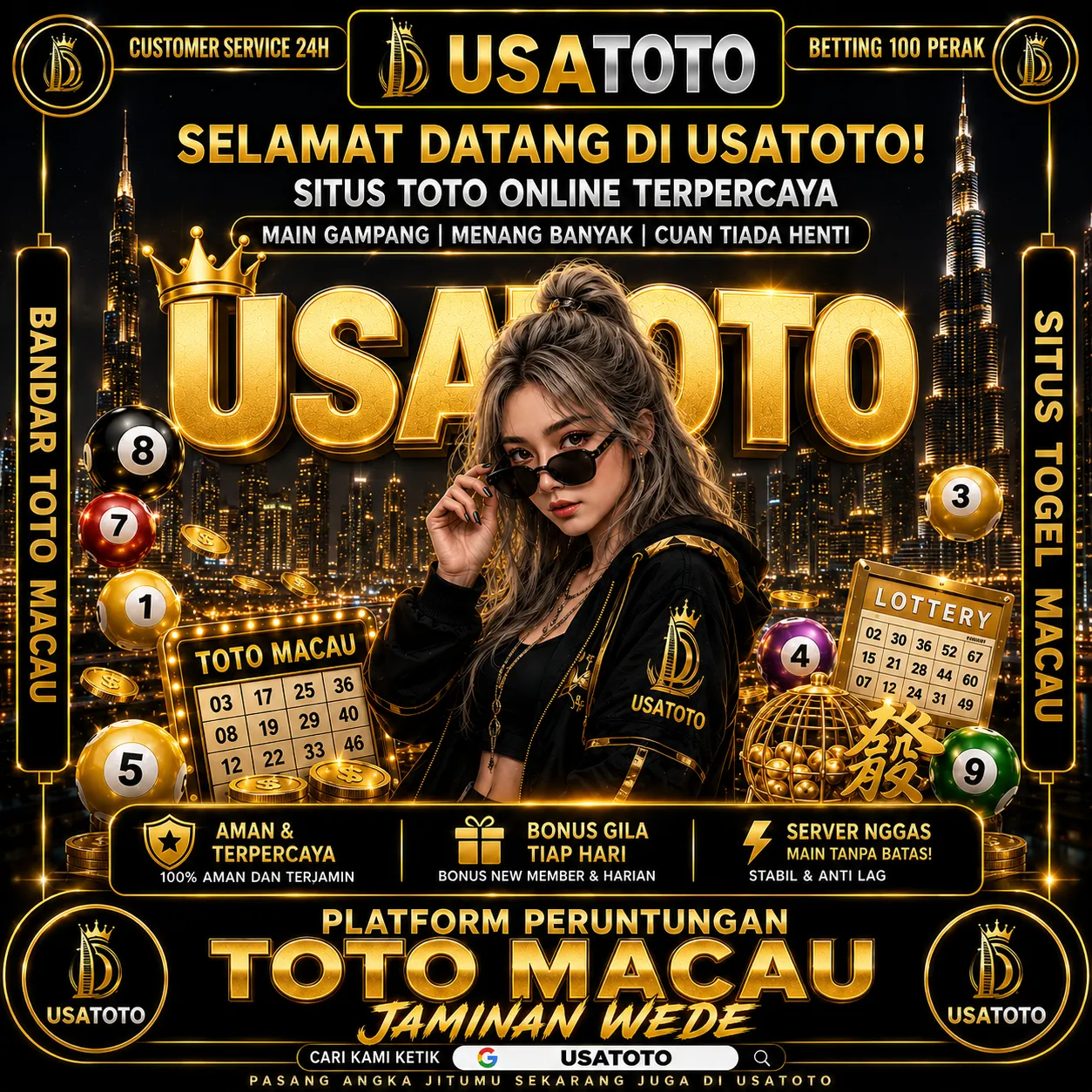 Usatoto | Platform Peruntungan Usa Toto Macau Jaminan Wede!