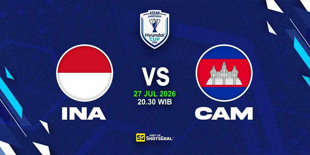 Prediksi ASEAN Hyundai Cup 2026 : Indonesia Vs Kamboja 27 Juli 2026