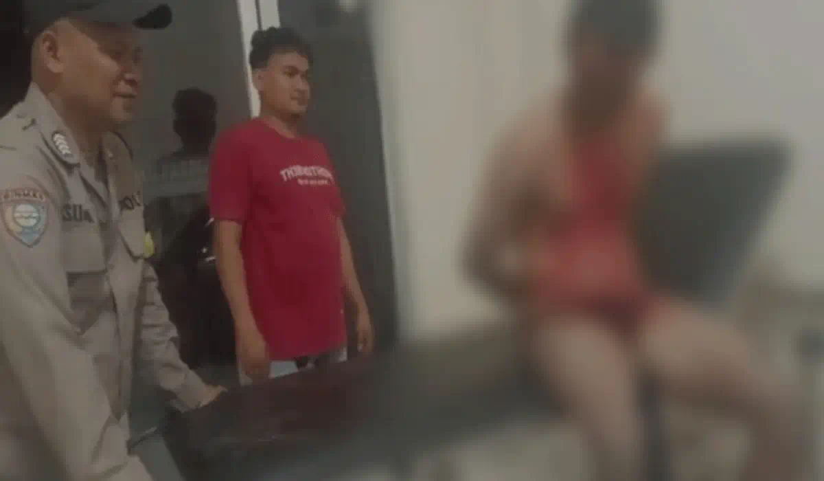 Pria Nyaris Tewas Diamuk Massa Saat Hendak Bobol Minimarket di Serang