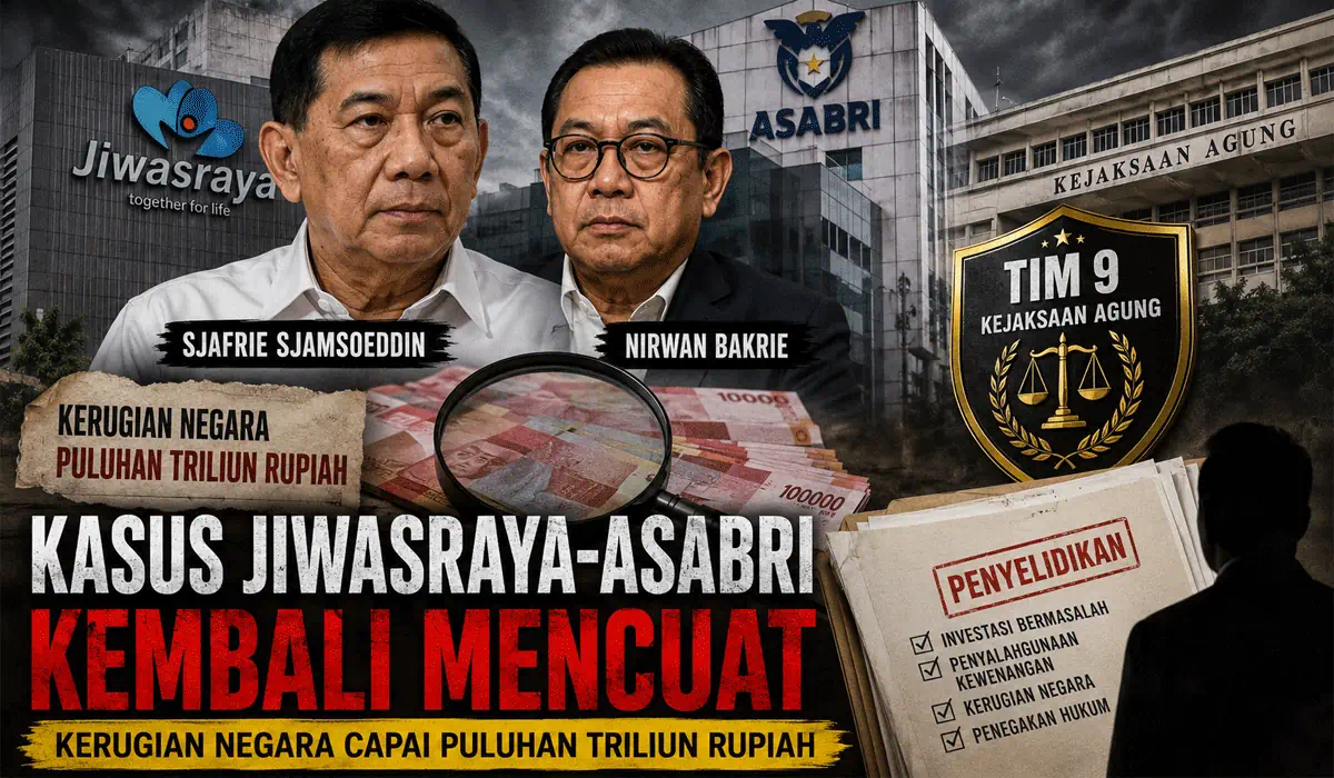 Skandal Besar Kembali Mencuat! Nama Sjafrie Sjamsoeddin dan Nirwan Bakrie Terseret Pusaran Kasus Jiwasraya-Asabri