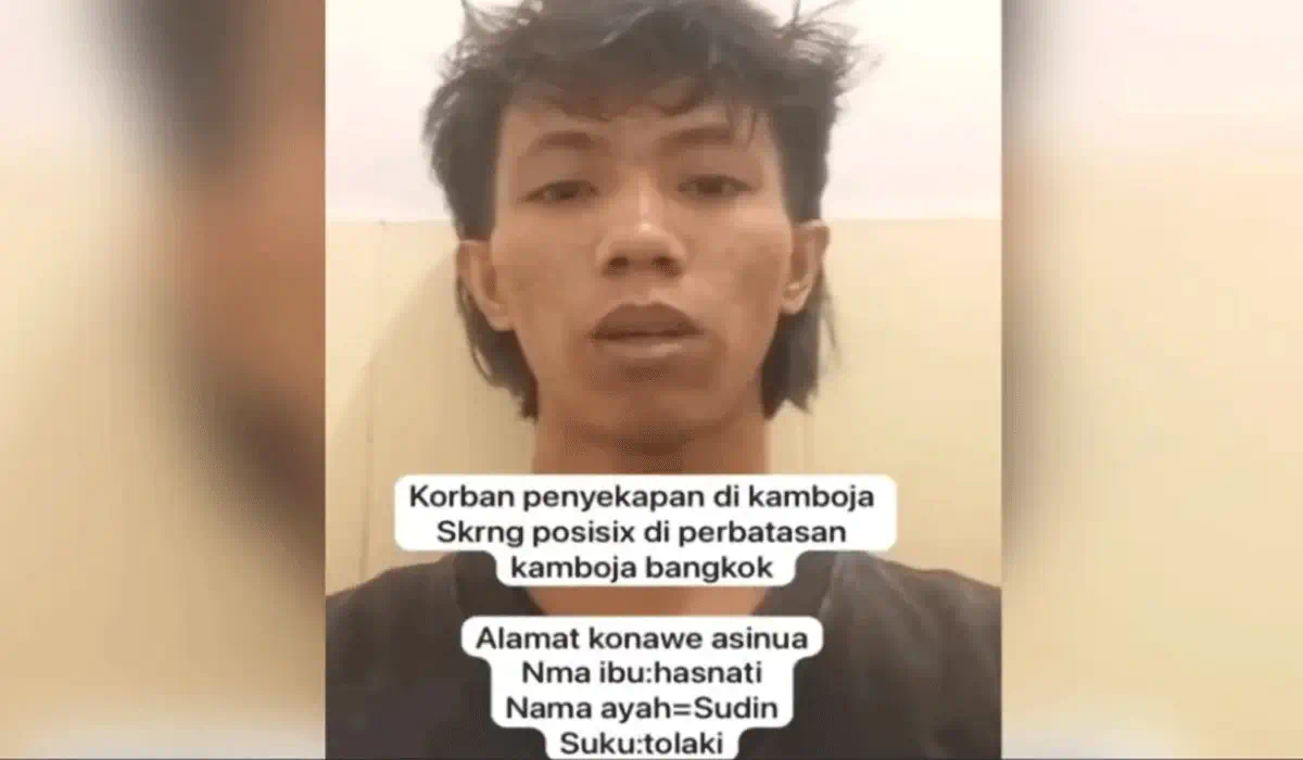 Viral! Warga Konawe Mengaku Disekap di Kamboja, Tangis Minta Tolong ke Pemerintah Bikin Pilu